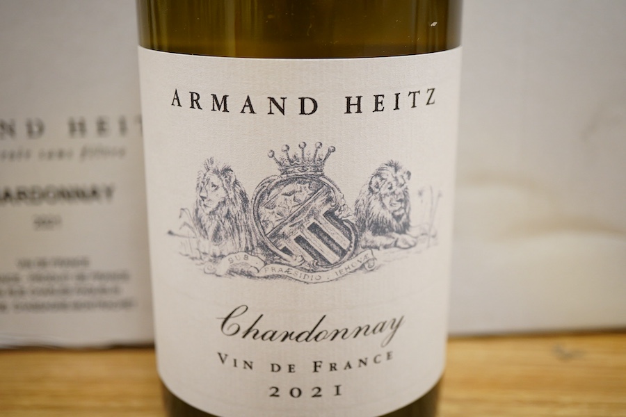 Armand Heitz Chardonnay, 2021, a case of twelve bottles